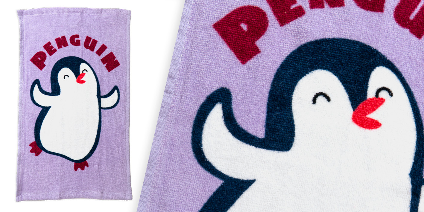 Ręcznik 30x50 cm pingwin zwierzęta